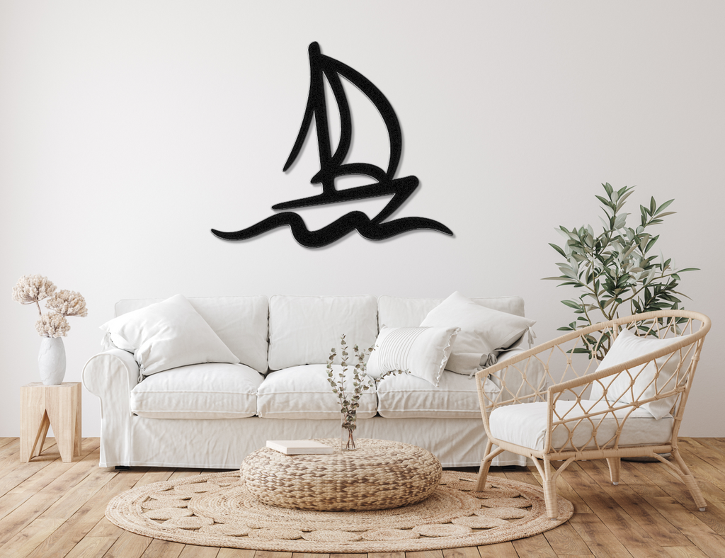 Sailboat Metal Wall Art