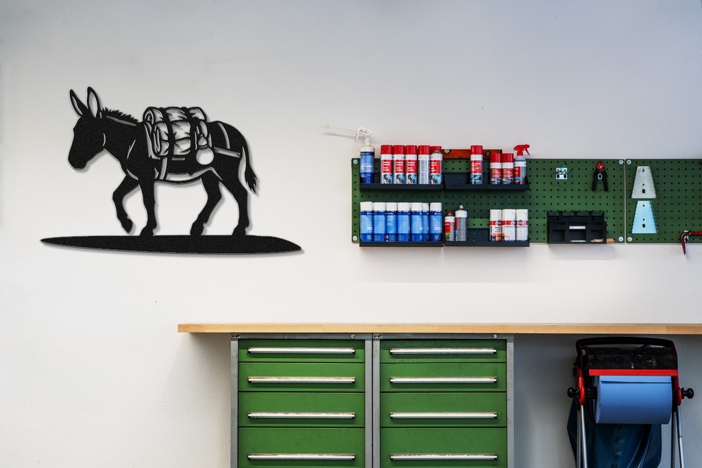 Burro Metal Wall Art