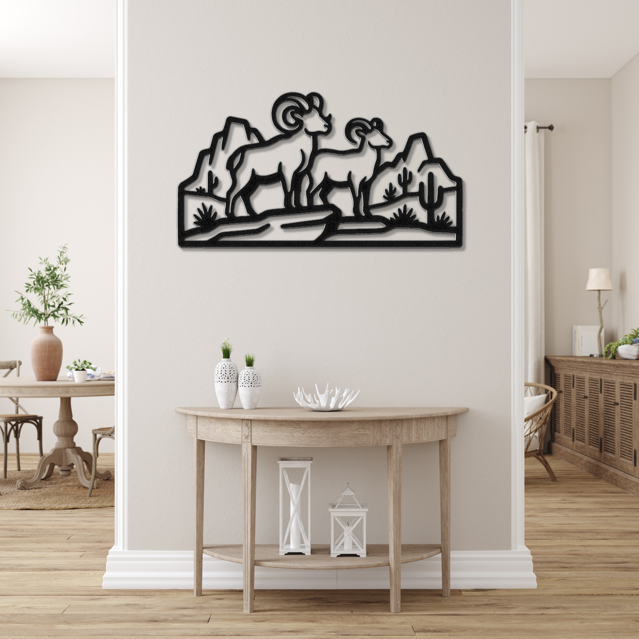 Arizona Bighorn Sheep Metal Wall Art