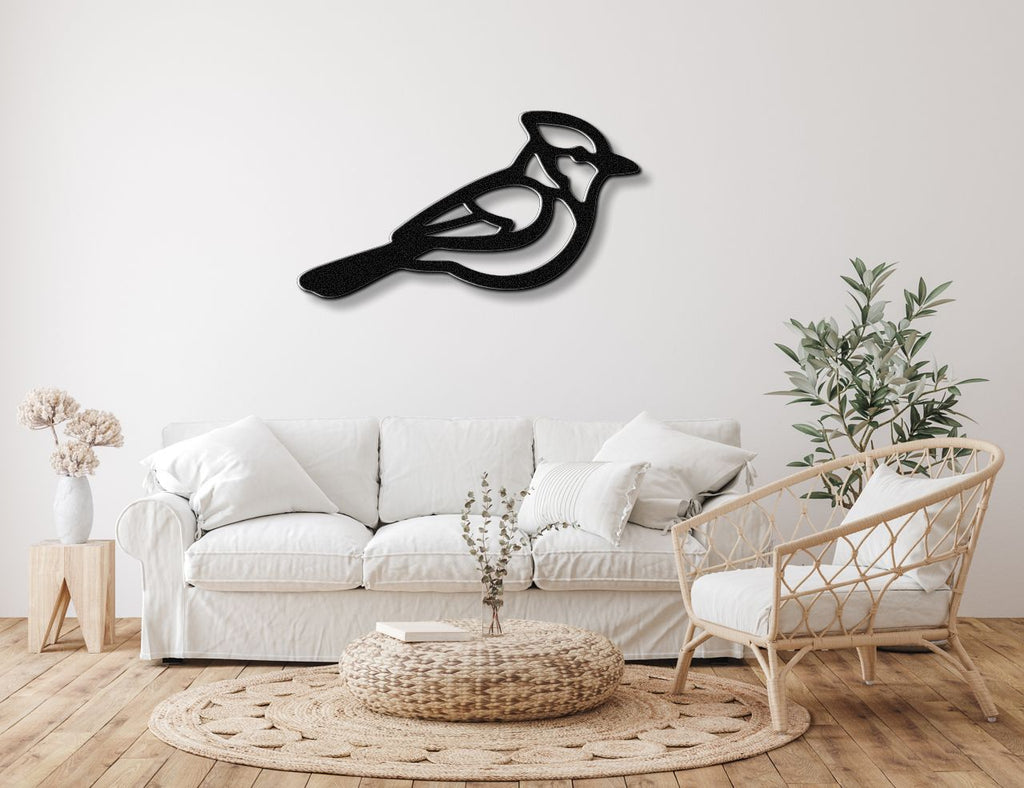Blue Jay Metal Wall Art