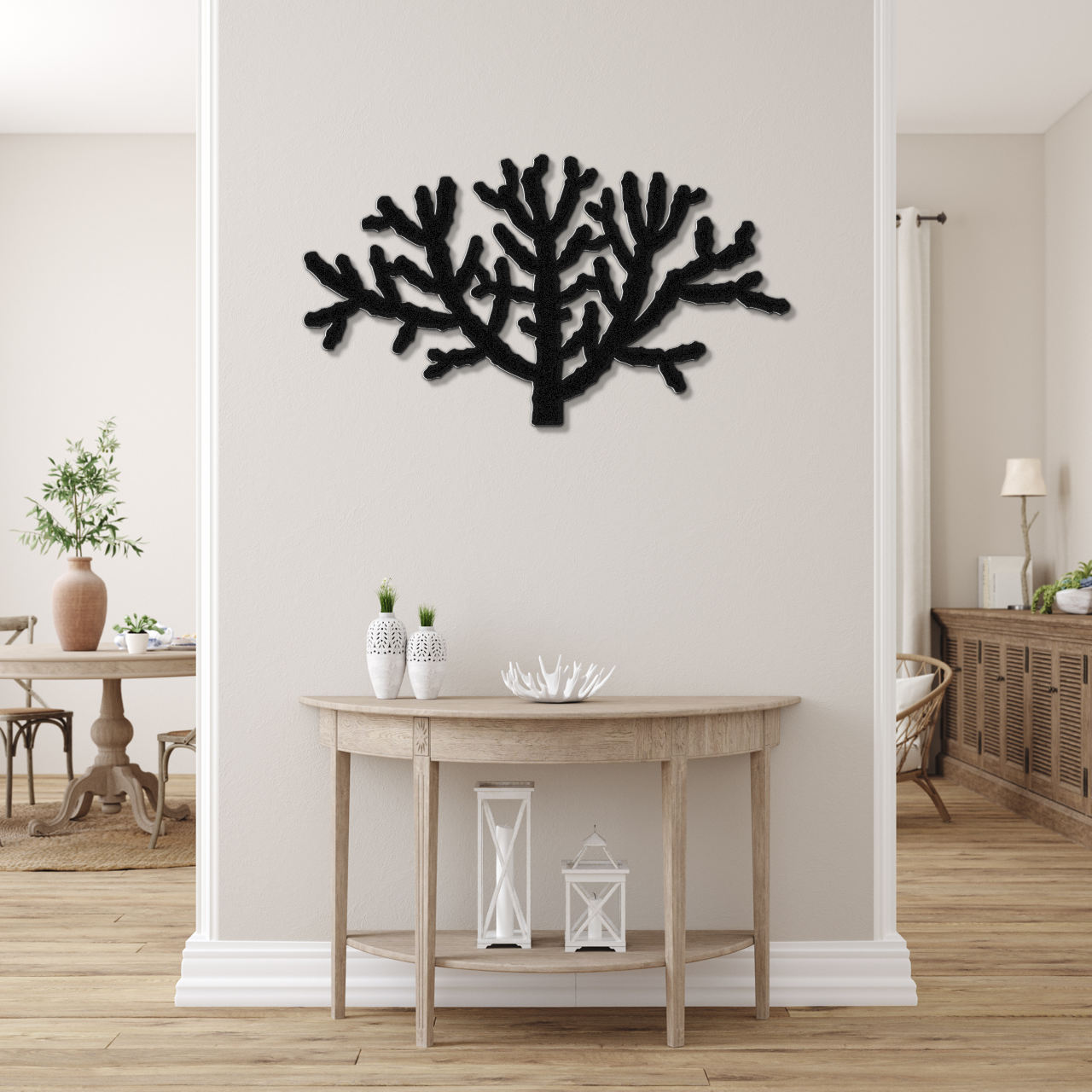 Cholla Cactus Metal Wall Art