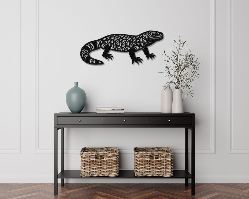 Gila Monster Metal Wall Art