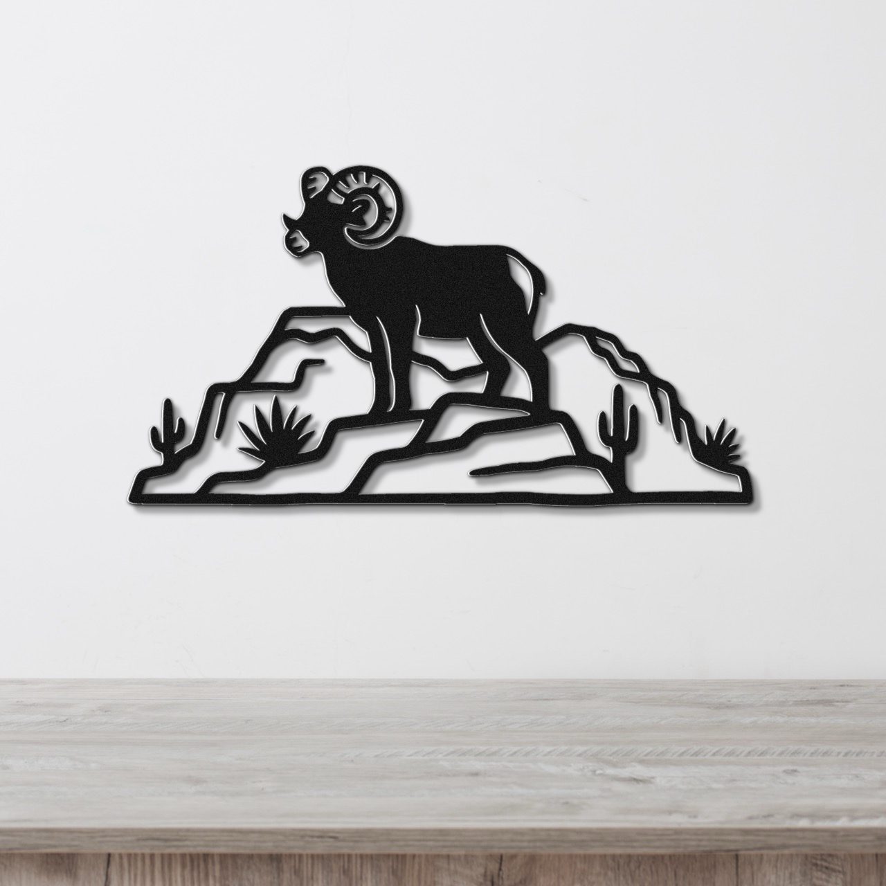 Arizona Bighorn Sheep Metal Wall Art