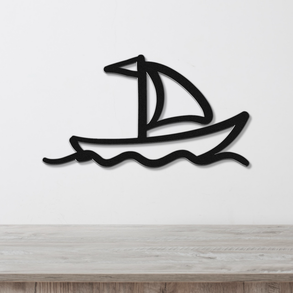 Sailboat Metal Wall Art