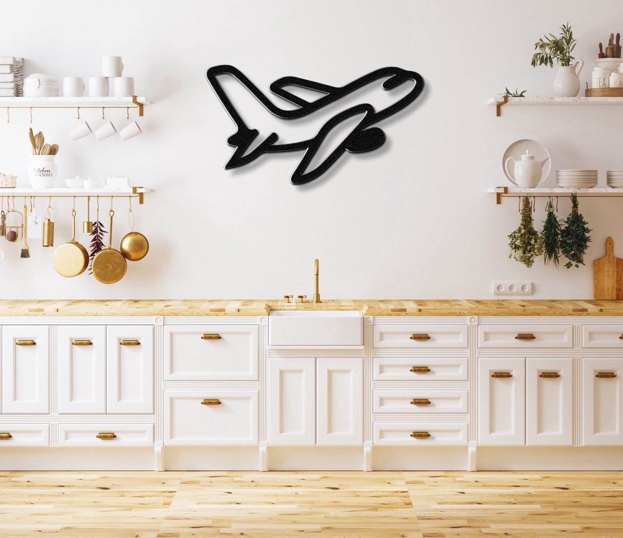 Airplane Metal Wall Art
