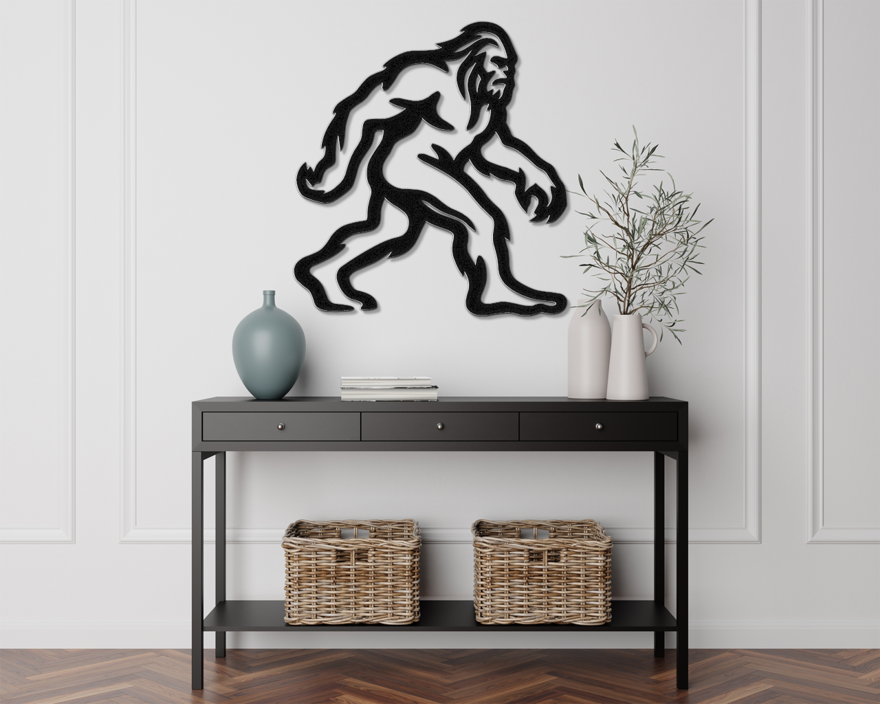 Bigfoot Metal Wall Art
