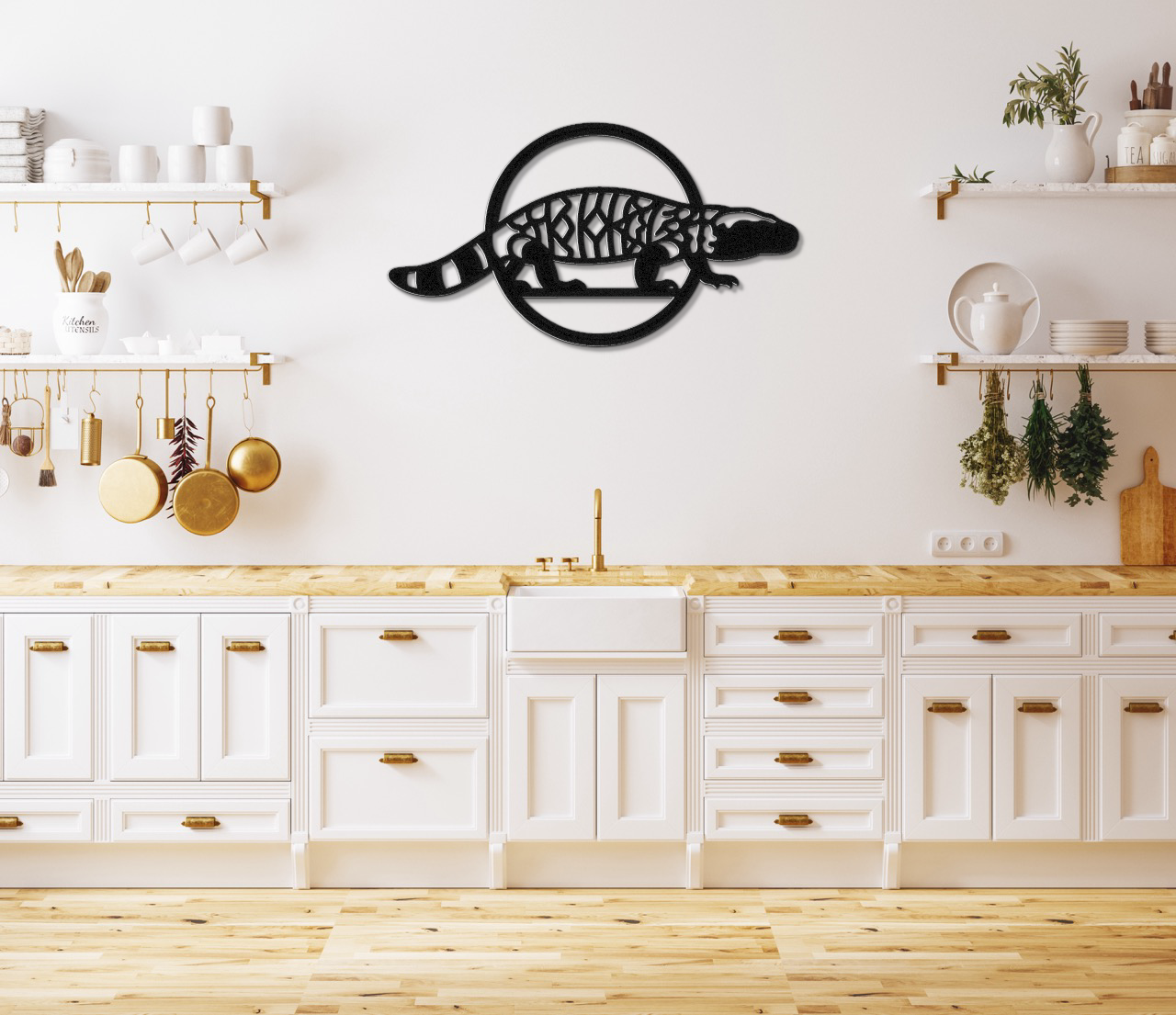 Gila Monster Metal Wall Art