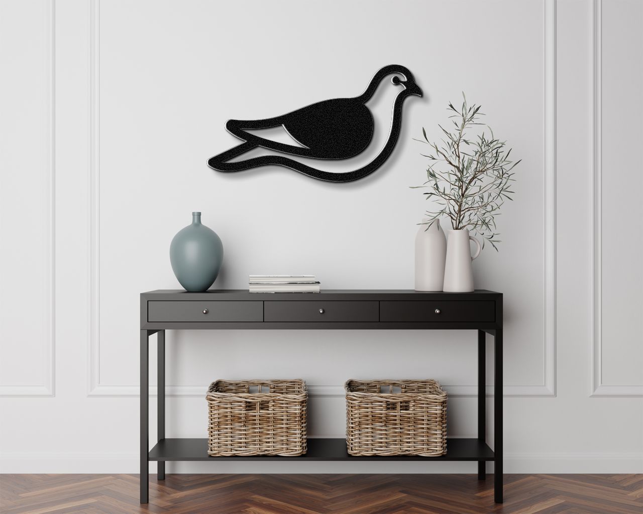 Pigeon Metal Wall Art