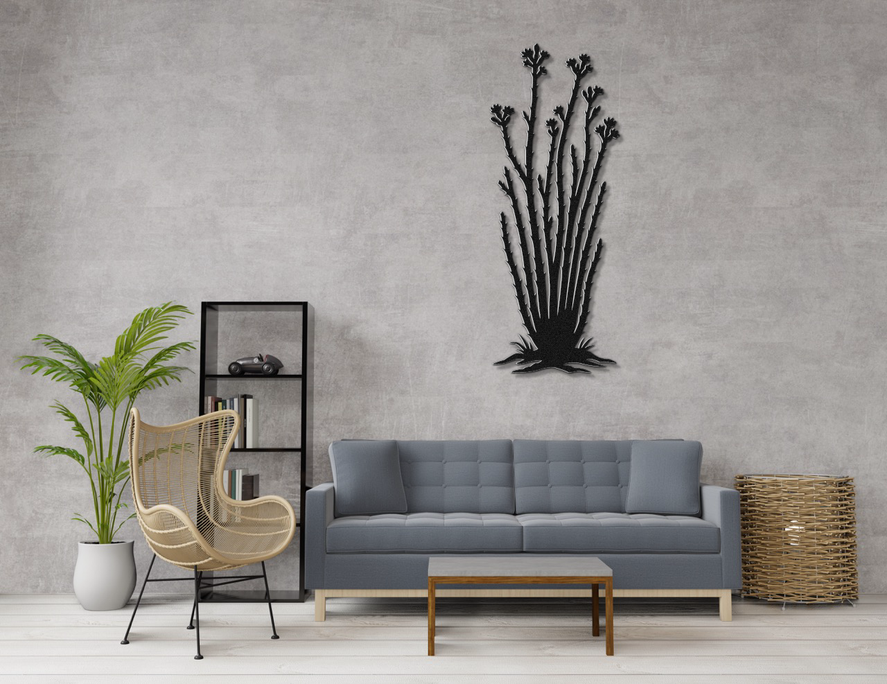 Ocotillo Metal Wall Art