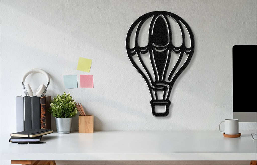 Hot Air Balloon Metal Wall Art