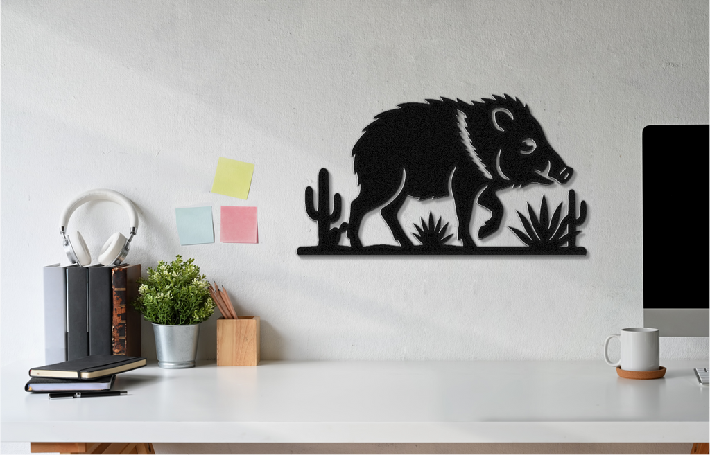 Javelina Metal Wall Art