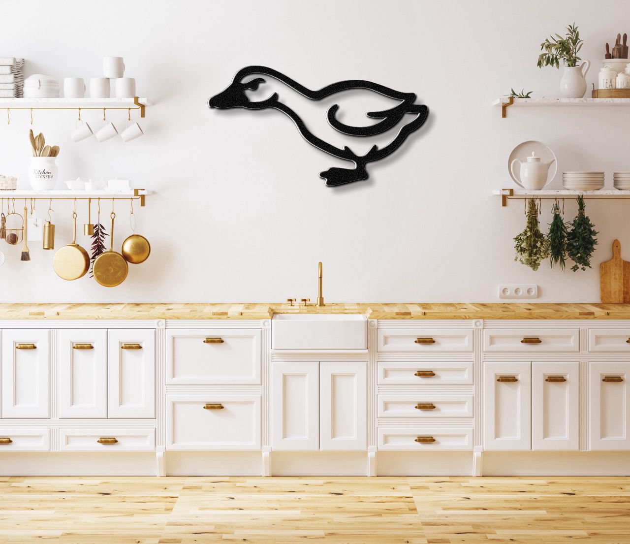 Goose Metal Wall Art