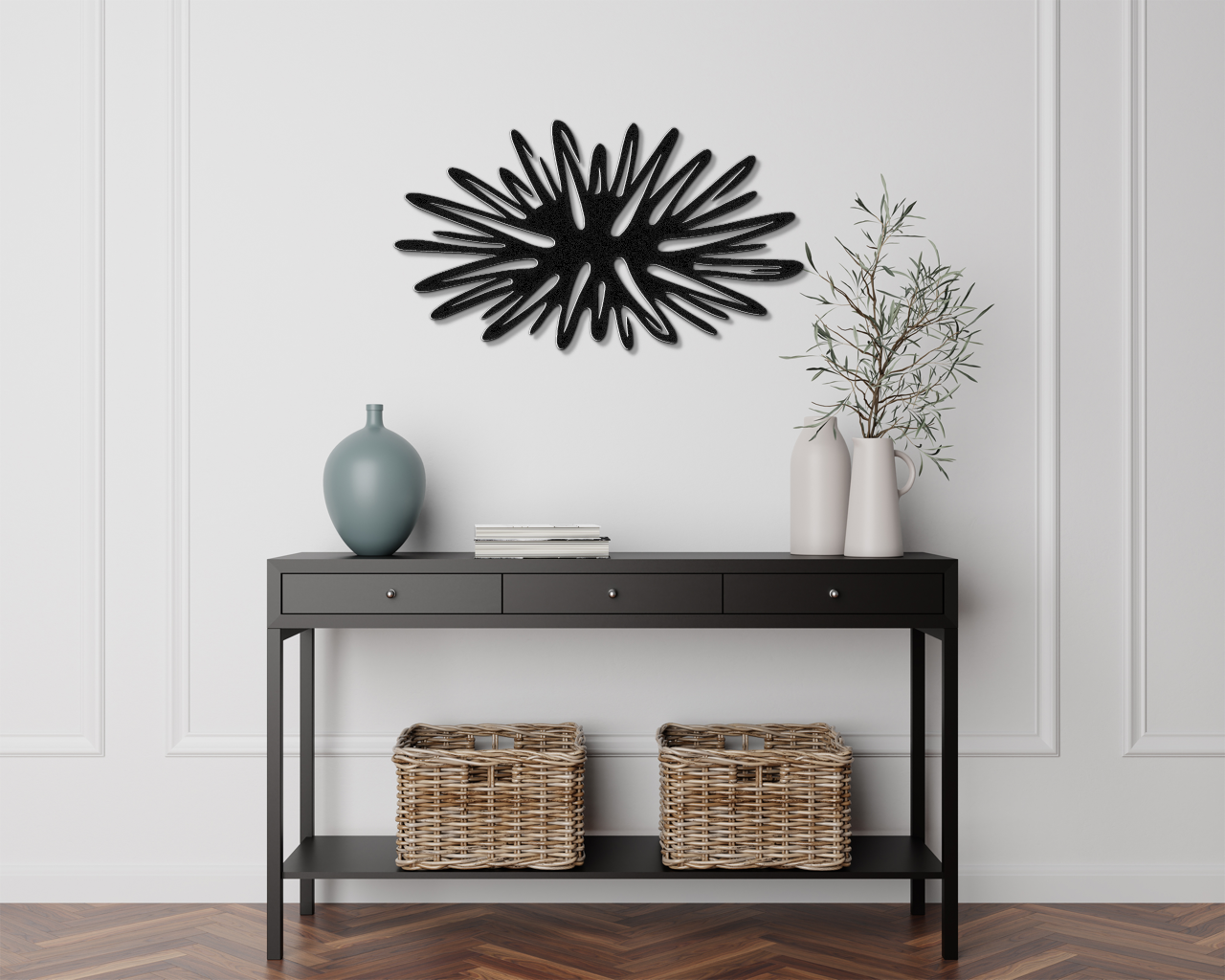 Sea Urchin Metal Wall Art