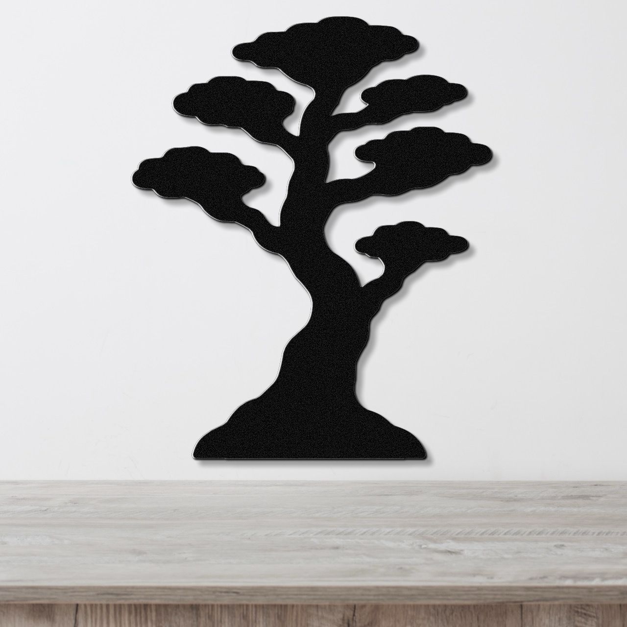 Bonsai Tree Metal Wall Art