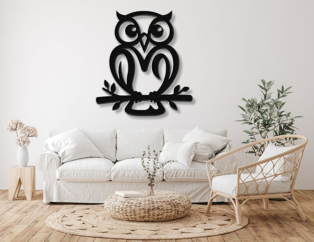 Owl Metal Wall Art