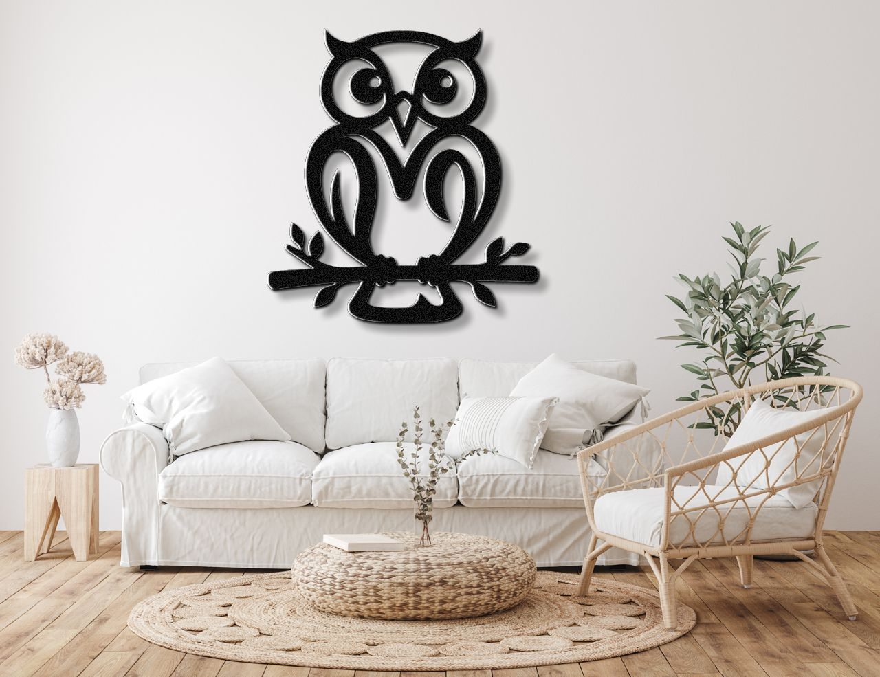 Owl Metal Wall Art