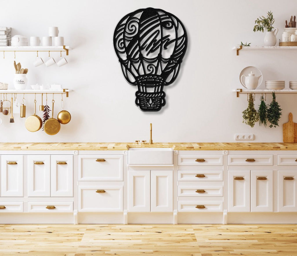 Hot Air Balloon Metal Wall Art
