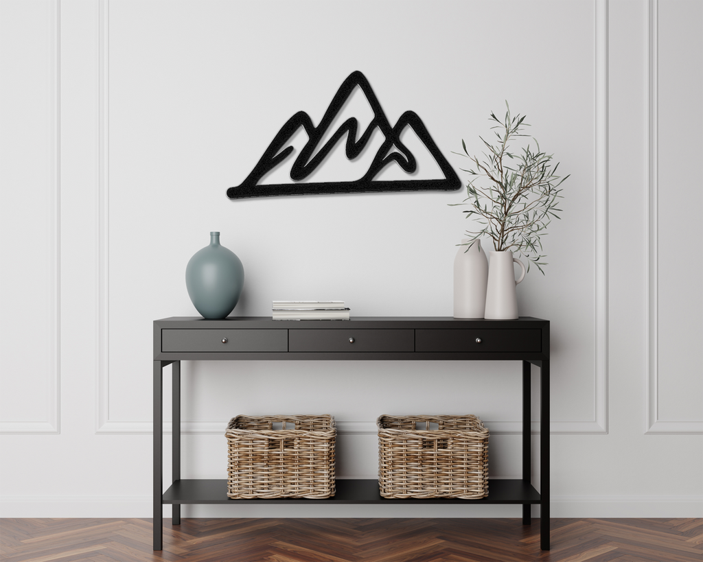 Mountains Metal Wall Art