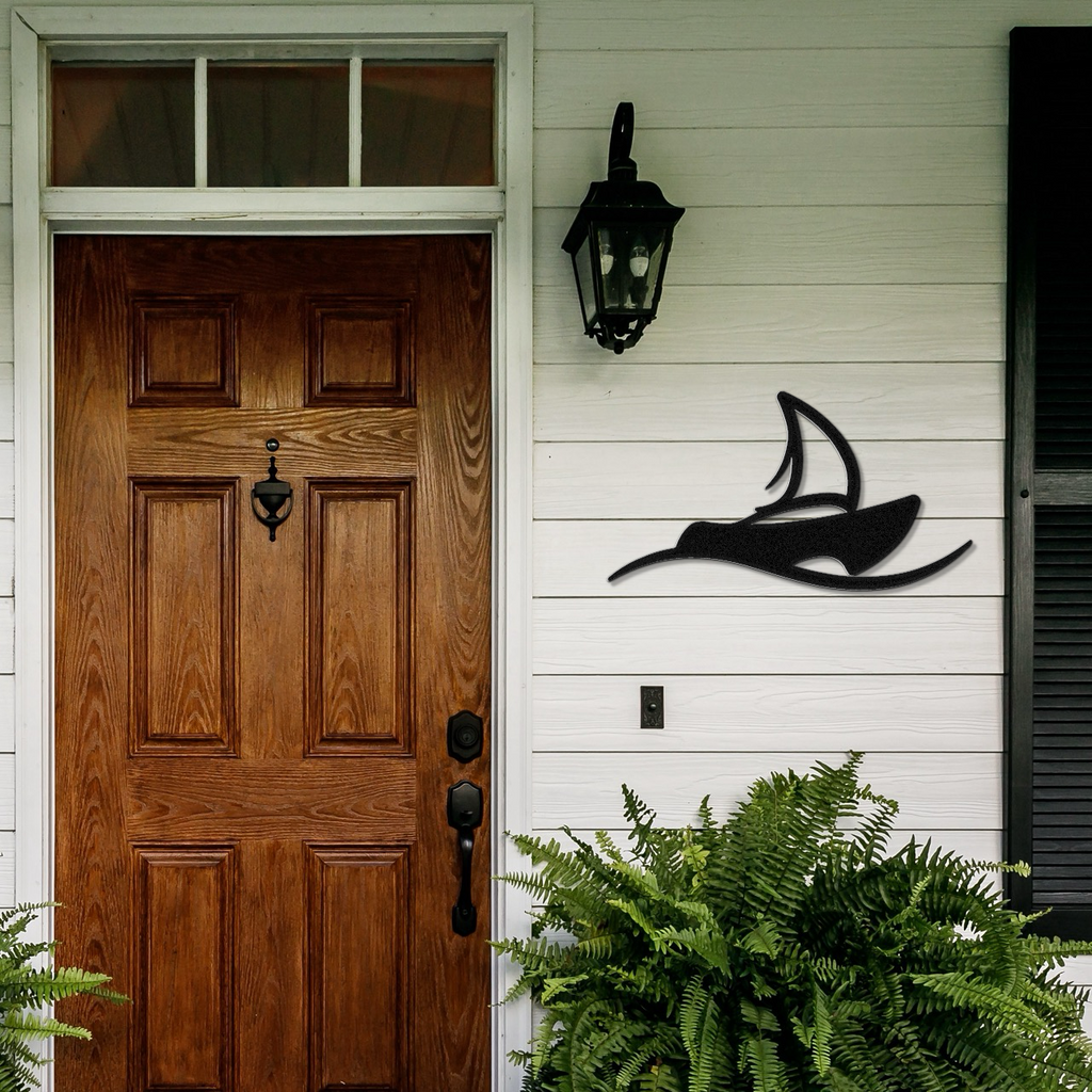 Sailboat Metal Wall Art
