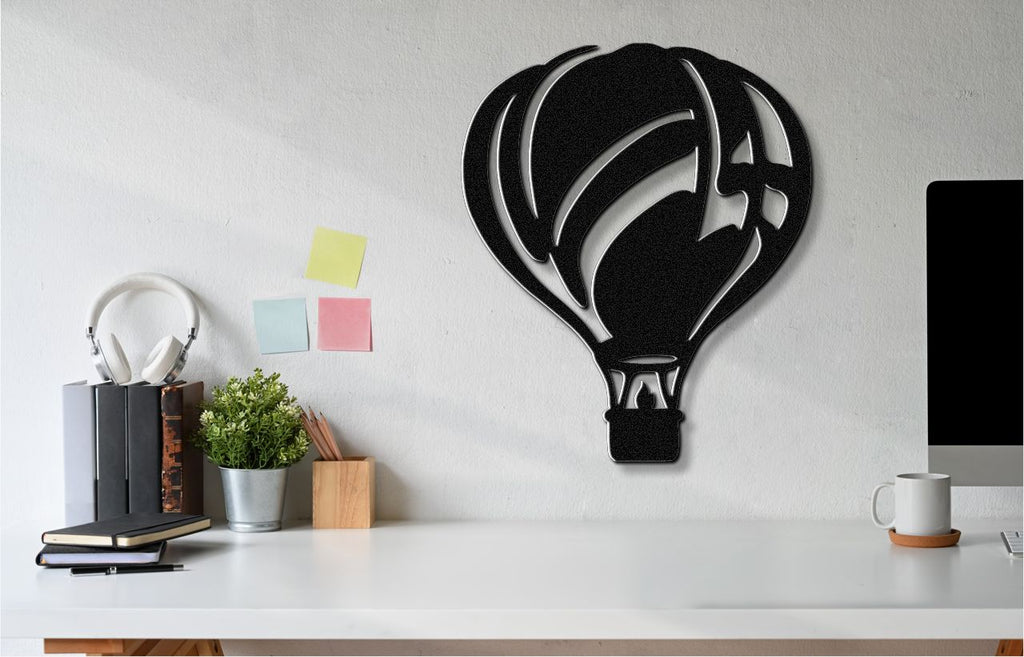 Hot Air Balloon Metal Wall Art