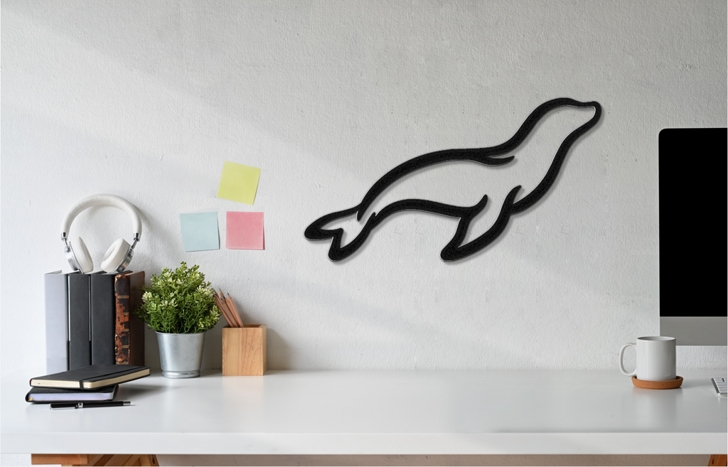 Sea Lion Metal Wall Art