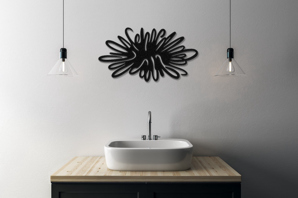 Sea Urchin Metal Wall Art