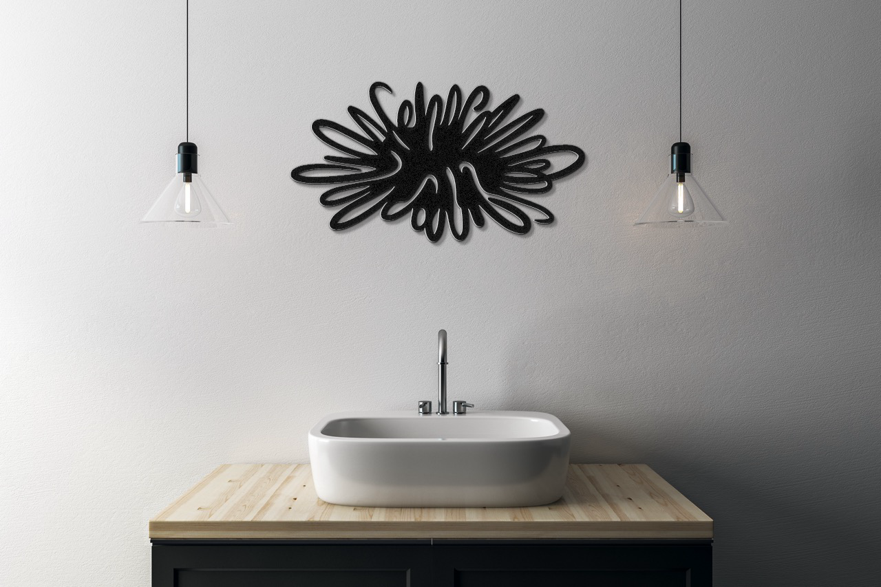 Sea Urchin Metal Wall Art