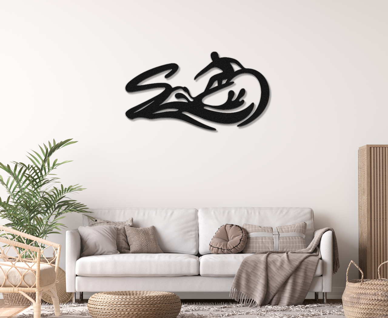 Surfer Metal Wall Art