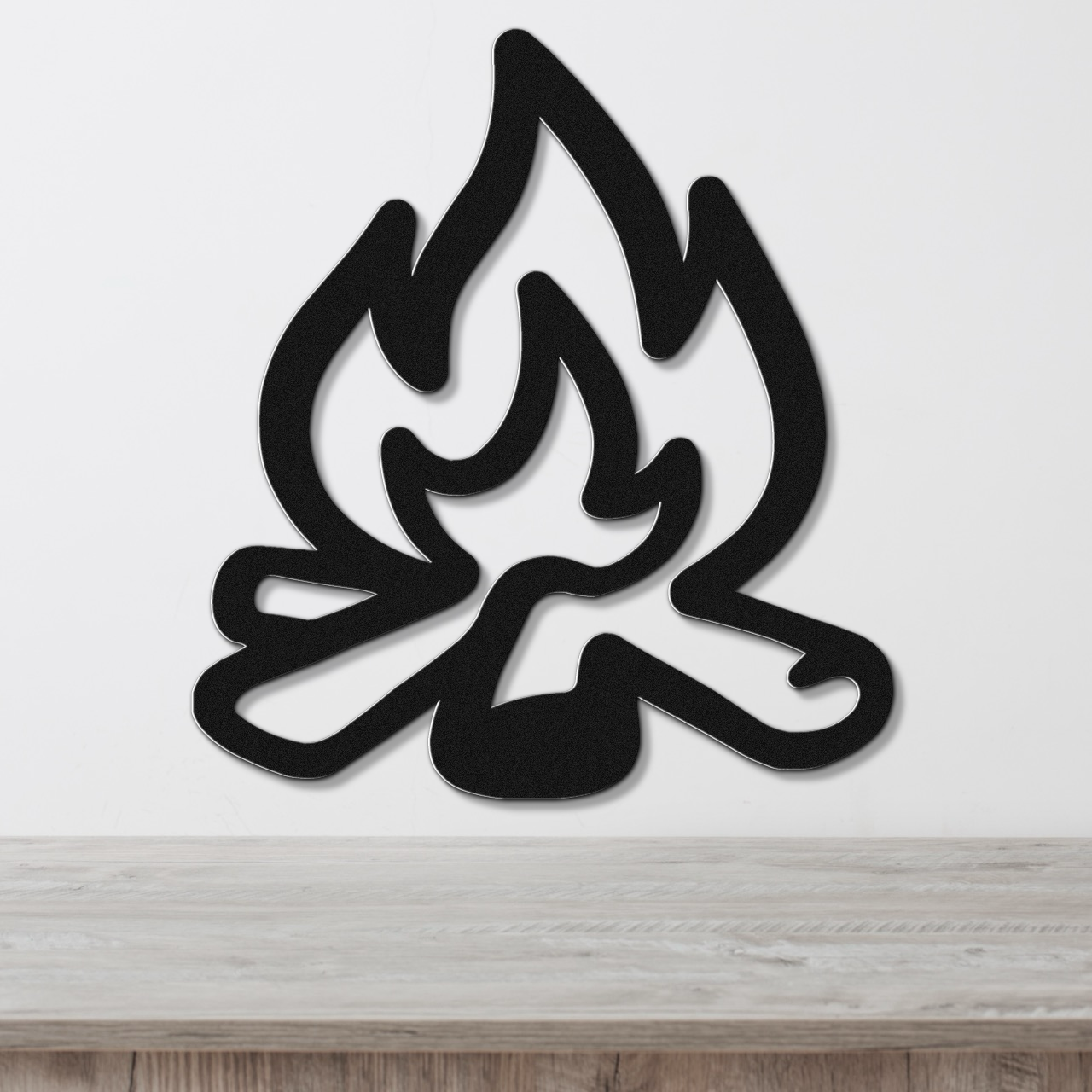 Campfire Metal Wall Art