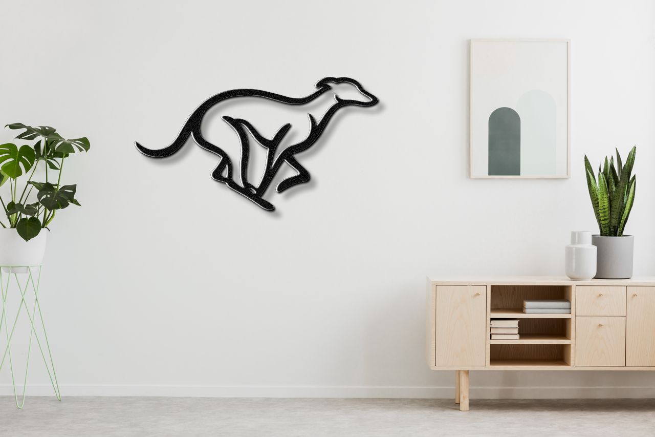 Greyhound Metal Wall Art