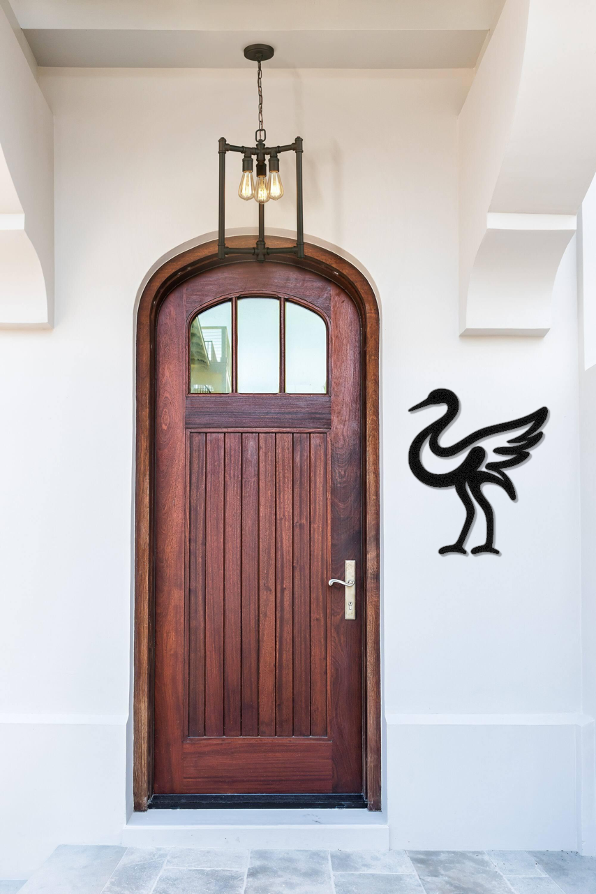 Crane Metal Wall Art