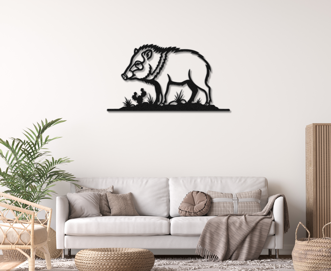 Javelina Metal Wall Art