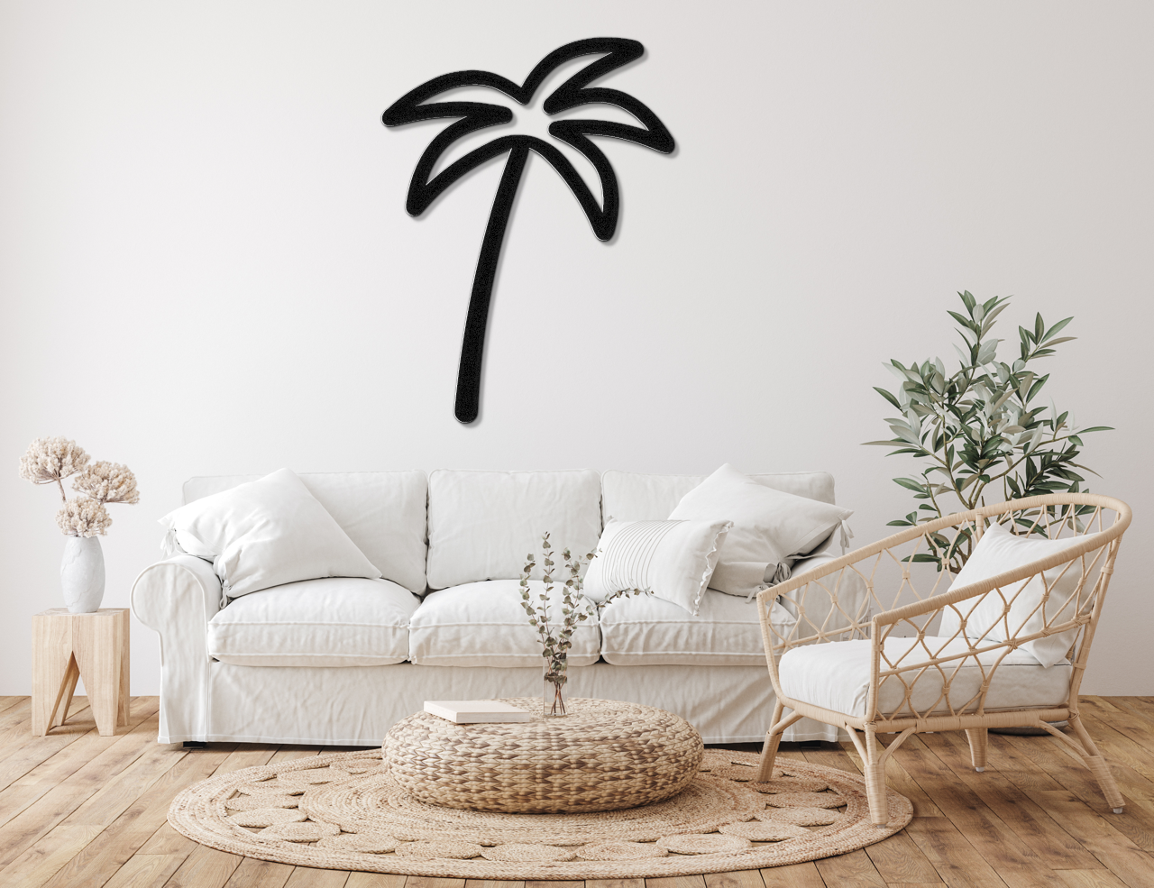 Palm Tree Metal Wall Art