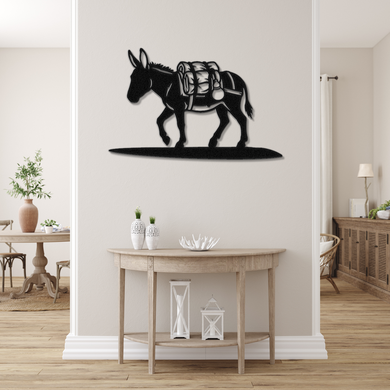 Burro Metal Wall Art