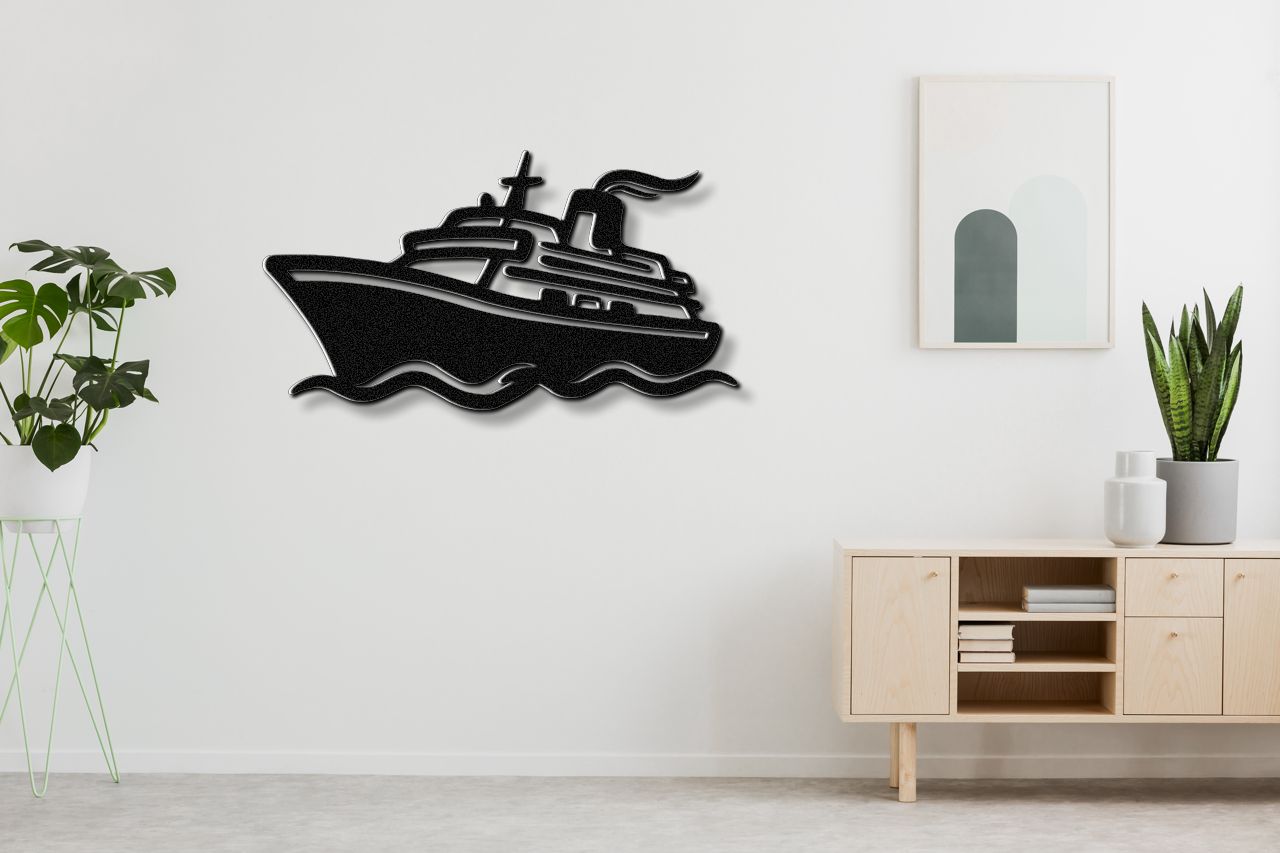 Cruise Ship Metal Wall Art