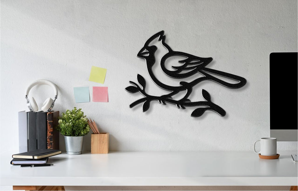 Cardinal Metal Wall Art