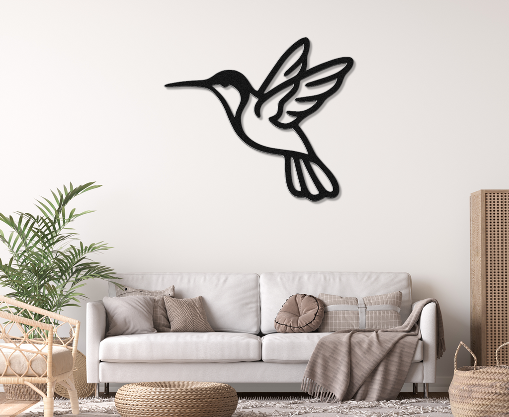 Hummingbird Metal Wall Art