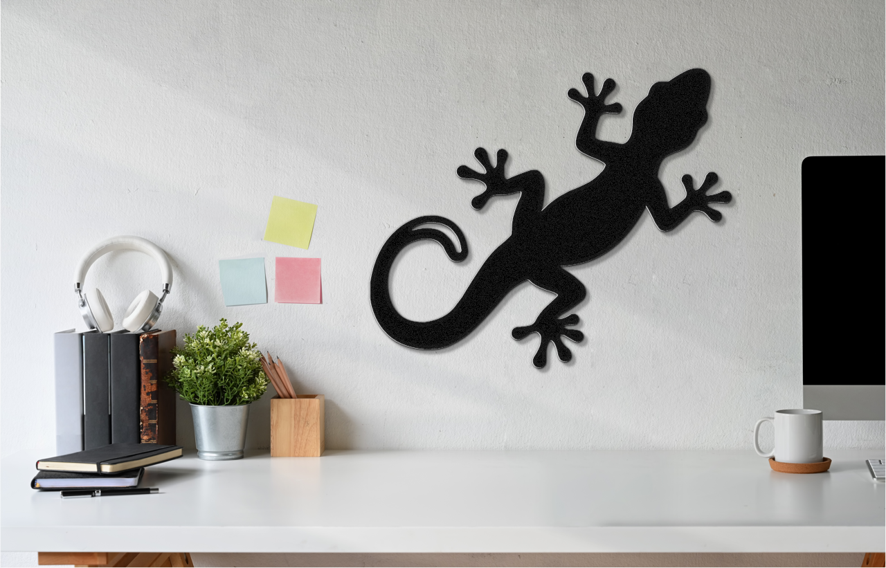 Lizard Metal Wall Art