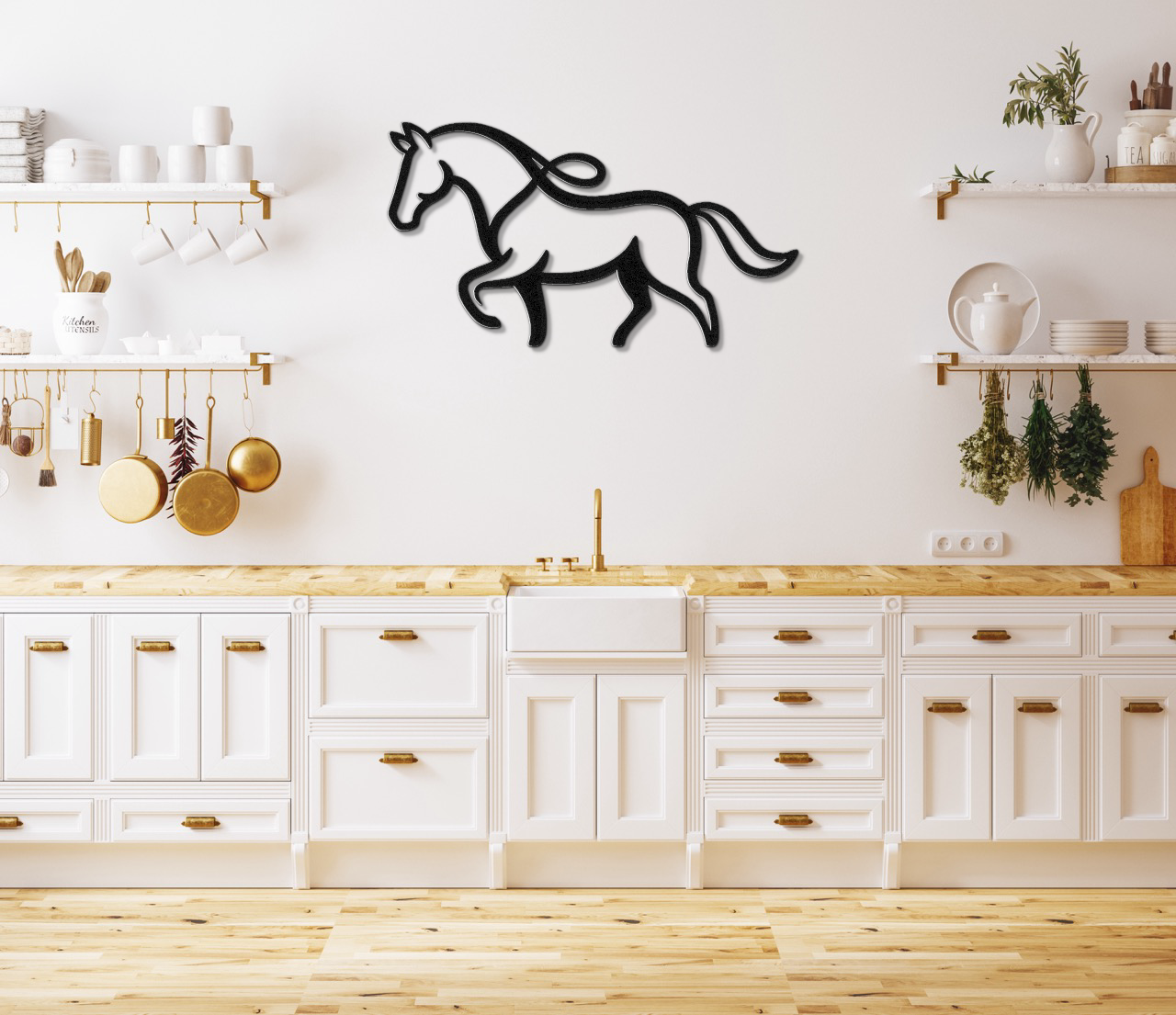 Horse Metal Wall Art