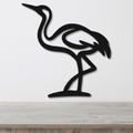 Crane Metal Wall Art