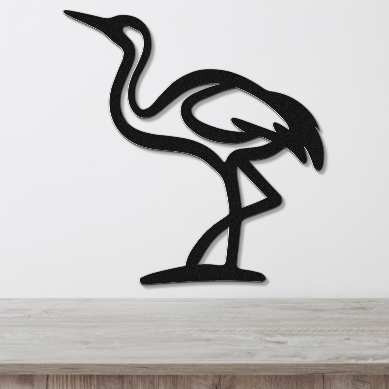 Crane Metal Wall Art