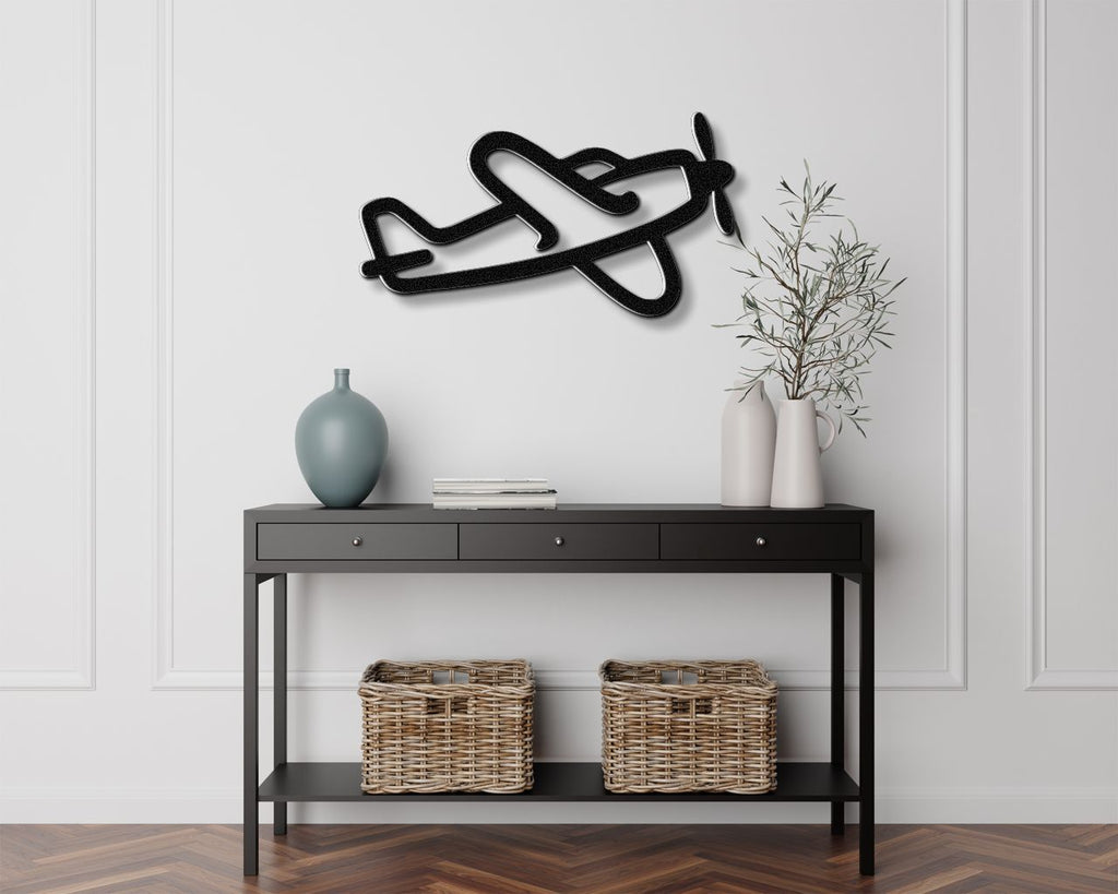 Airplane Metal Wall Art