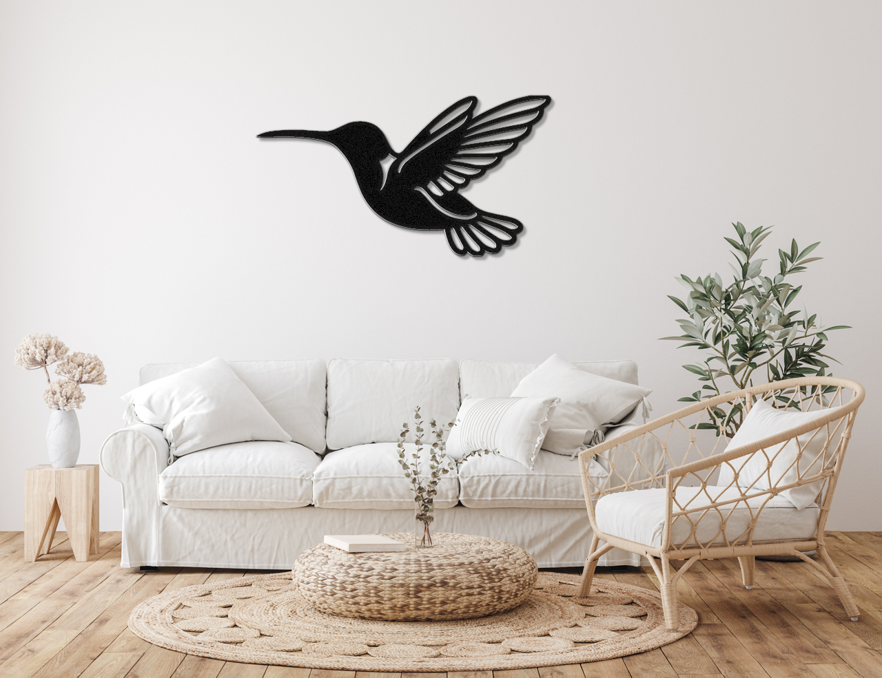 Hummingbird Metal Wall Art