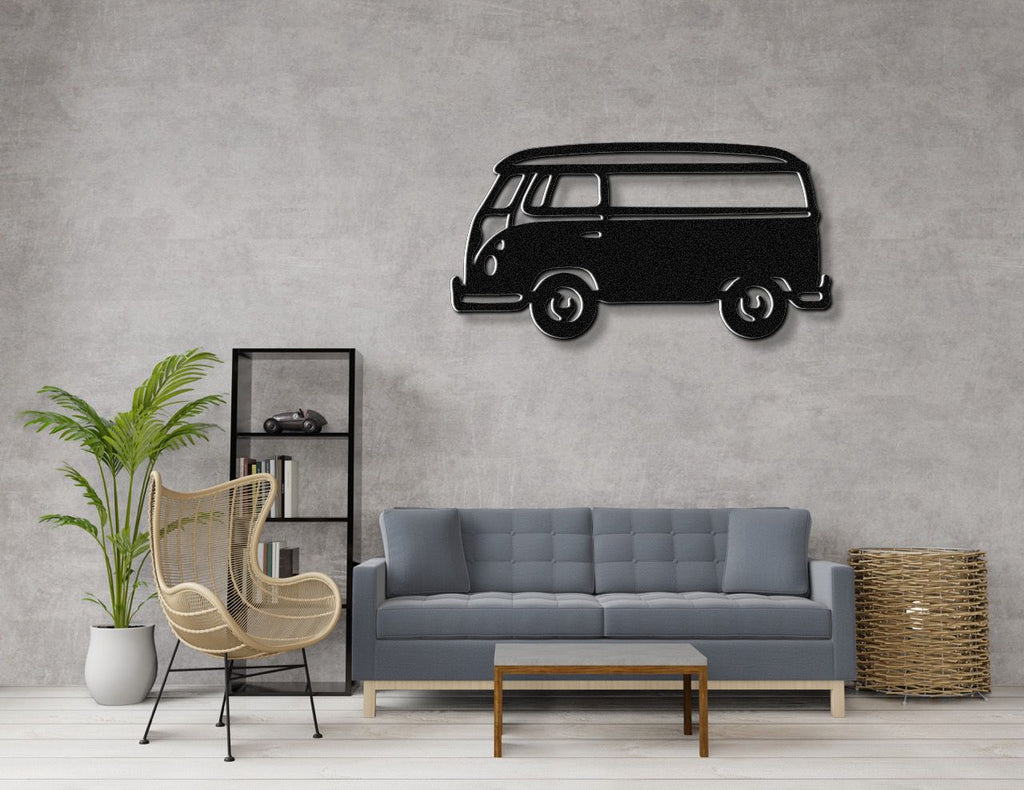 Vintage Van Metal Wall Art