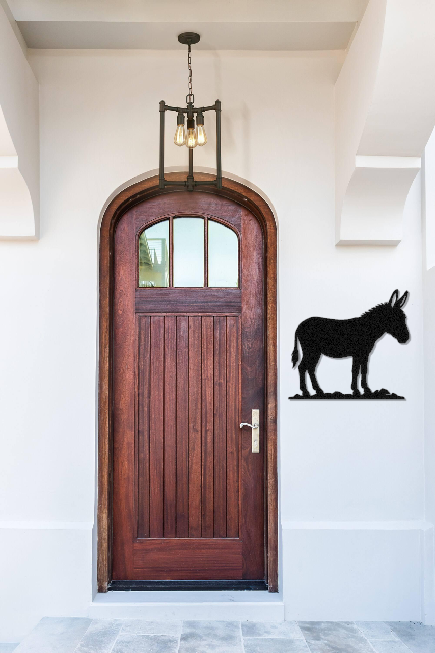 Burro Metal Wall Art