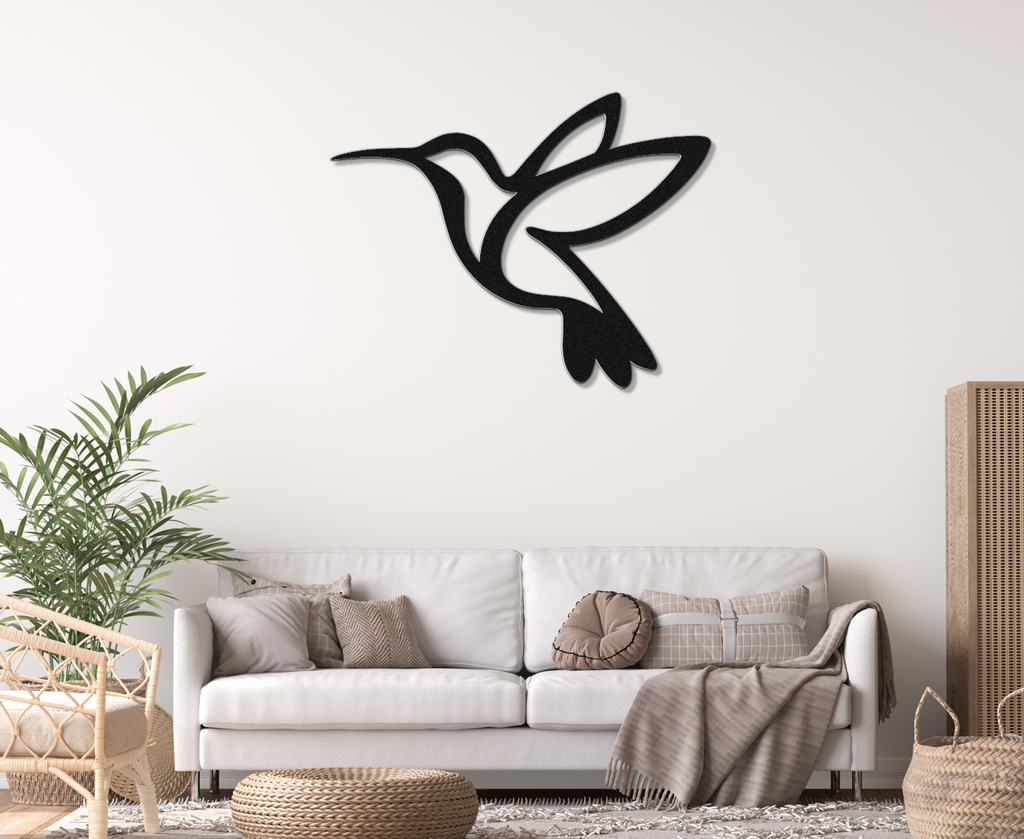 Hummingbird Metal Wall Art
