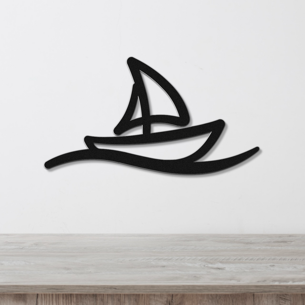 Sailboat Metal Wall Art