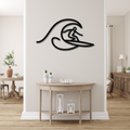 Surfer Metal Wall Art
