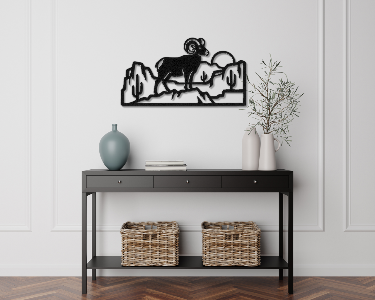 Arizona Bighorn Sheep Metal Wall Art