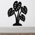 Monstera Plant Metal Wall Art